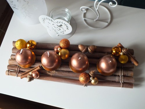 Adventní svícen měděný.. — foto 2