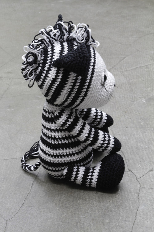 Háčkovaná zebra Matty - návod — foto 2