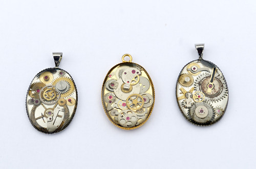 Náhrdelník Steampunk Time-Warp — foto 2