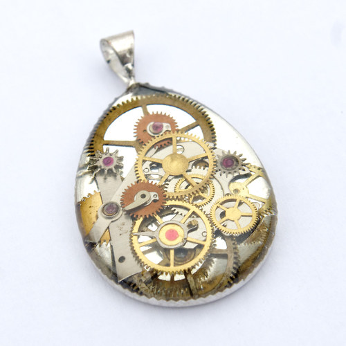 Náhrdelník Steampunk Time-Warp — foto 2