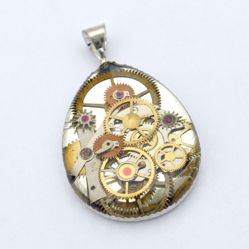 Náhrdelník Steampunk Time-Warp — foto 3