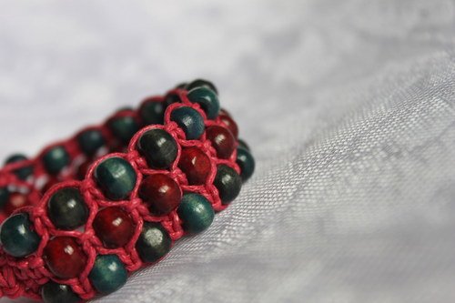 Náramek trojitý / Triple shamballa — foto 6