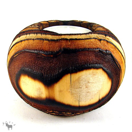 Dřevěný svícen — foto 3