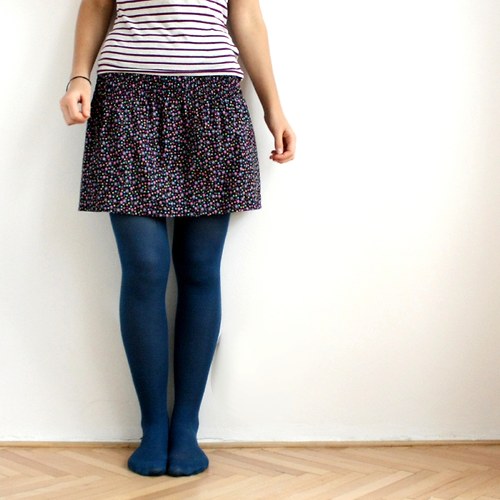 Žabka květovaná :) černá M/L — foto 2