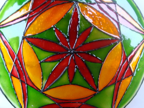 Mandala Červený květ — foto 3