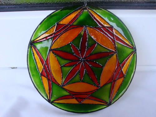 Mandala Červený květ — foto 4