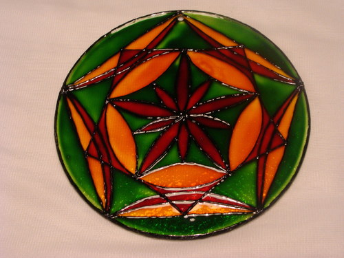 Mandala Červený květ — foto 5