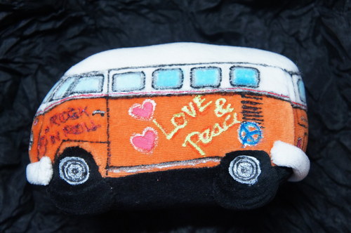 Plyšový busík peace — foto 2