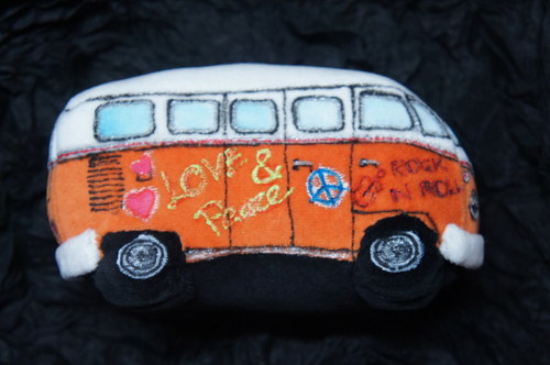 Plyšový busík peace — foto 3
