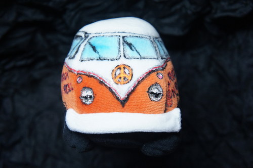 Plyšový busík peace — foto 4