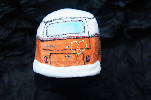 Plyšový busík peace — foto 5