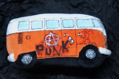 Plyšový busík punk — foto 3