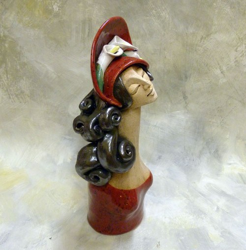 Lady Carmaina - s bílými kalami — foto 2