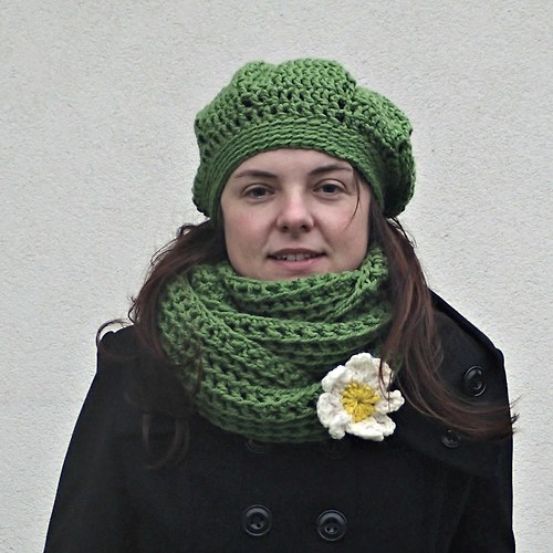 Travička zelená - baret na přání — foto 3