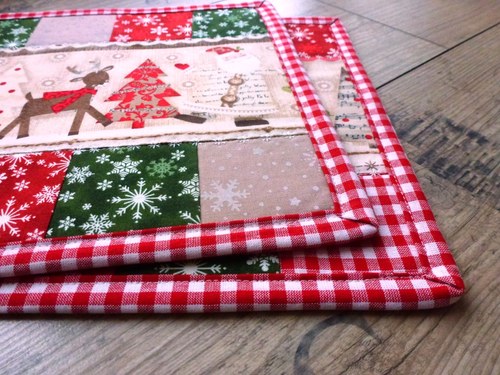 Sada vánočního prostírání Holiday Stitches - 2ks — foto 5