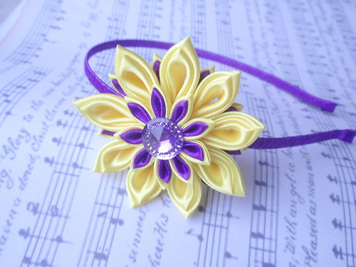 Čelenka Purple yellow flower — foto 2