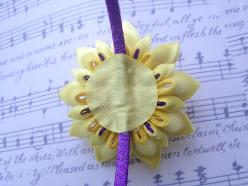 Čelenka Purple yellow flower — foto 3