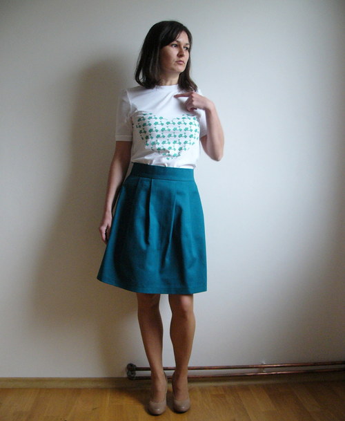 Zelená sukně — foto 2