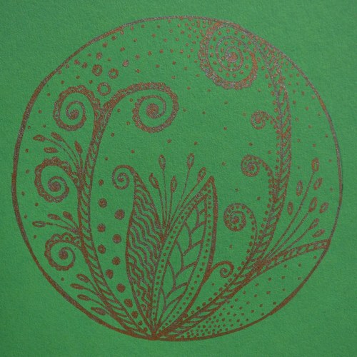 Přáníčko Mandala Zentangle Style — foto 3