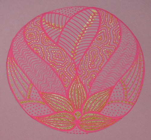 Přáníčko Mandala Zentangle Style — foto 2