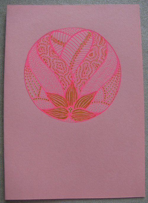 Přáníčko Mandala Zentangle Style — foto 3