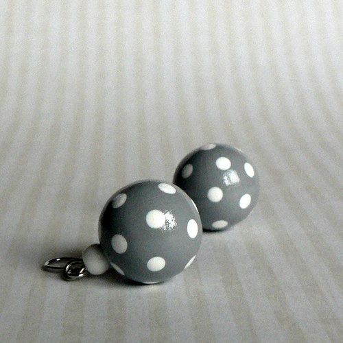 Grey - náušnice — foto 2