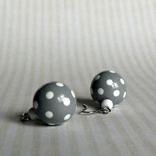 Grey - náušnice — foto 3