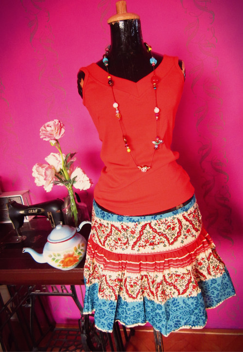 Sukénka folklórek — foto 3