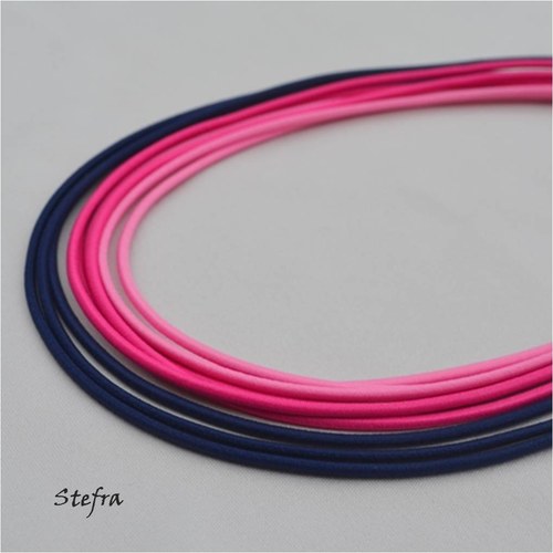 Pink & blue - náhrdelník — foto 3