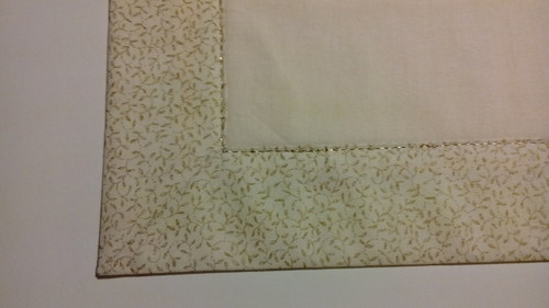 Něžně smetanové prostírání — foto 2