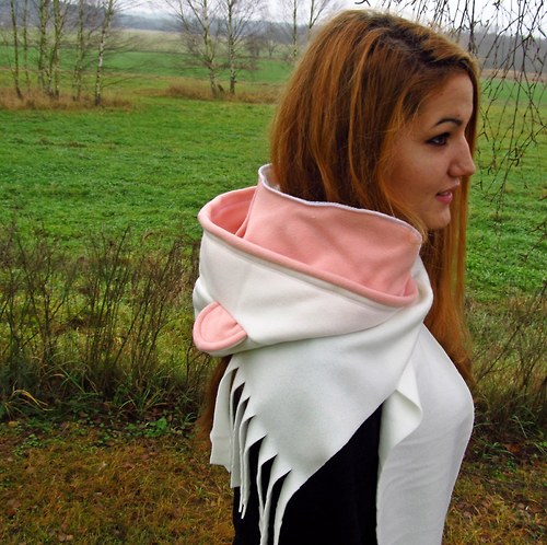 High quality: Šála s kapucí - s oušky — foto 4
