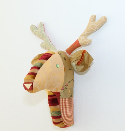 Sobí 3D Polštář Hanbury Hedvábí Patchwork — foto 5