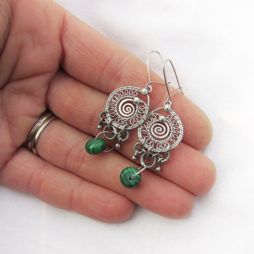 Mandala s malachitem — foto 4