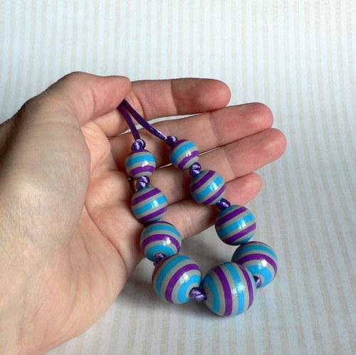 Violeta - náhrdelník - výprodej — foto 2