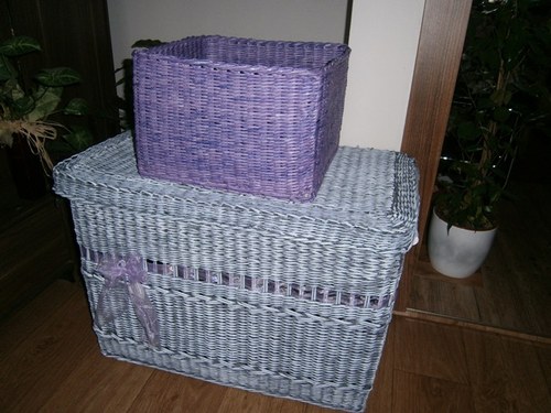 Romantická truhla s košem — foto 2