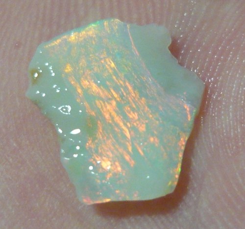 Drahý Černý Opál Solid Lightning Ridge Austrálie — foto 2