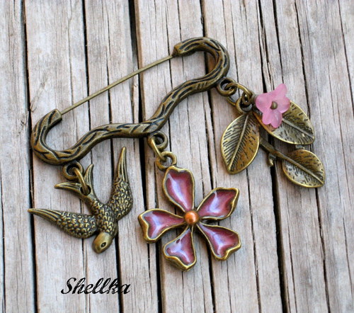 Brož ,,MEADOW FLOWERS,, 5 — foto 2