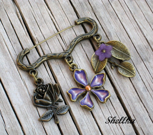 Brož ,,MEADOW FLOWERS,, 6 — foto 2