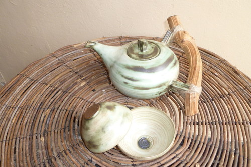 Čajová souprava zelenkavá — foto 2