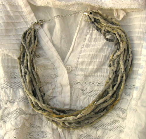 HEDVÁBÍ - SATIN - PŘÍRODNÍ — foto 2