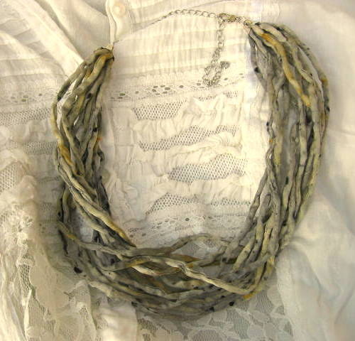 HEDVÁBÍ - SATIN - PŘÍRODNÍ — foto 5