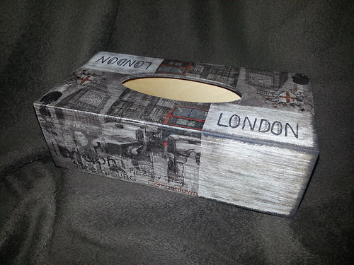 Krabička na kapesníky London — foto 2