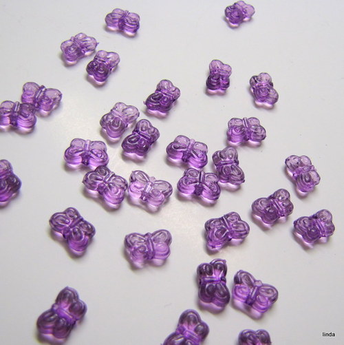 Motýlek plast * 5x9 * 30 ks / bal * — foto 3