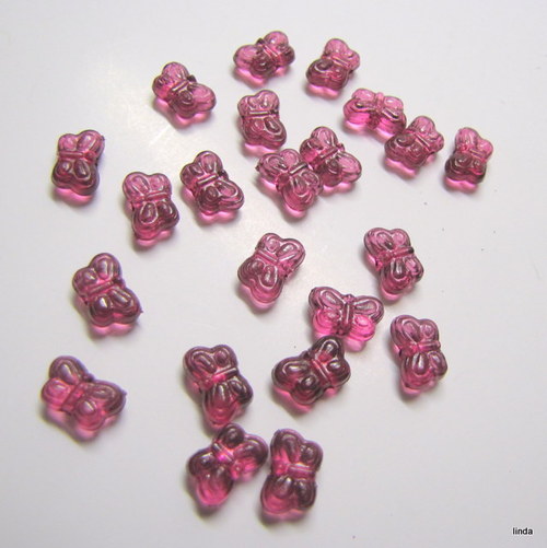 Motýlek plast * 5x9 * 30 ks / bal * — foto 4