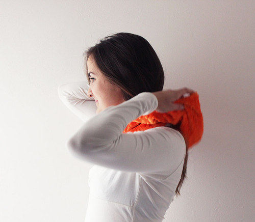Cocoon snow/orange...sleva — foto 3