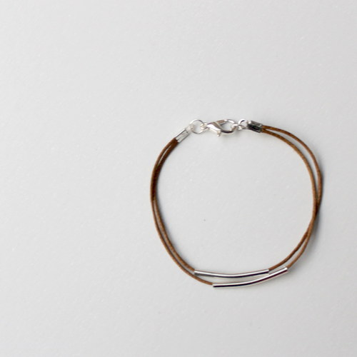Silver&light brown tube — foto 2