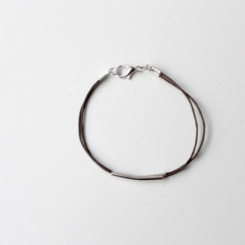 Silver&dark brown tube — foto 2