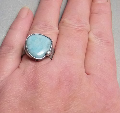 Mořská pěna (larimar) — foto 3