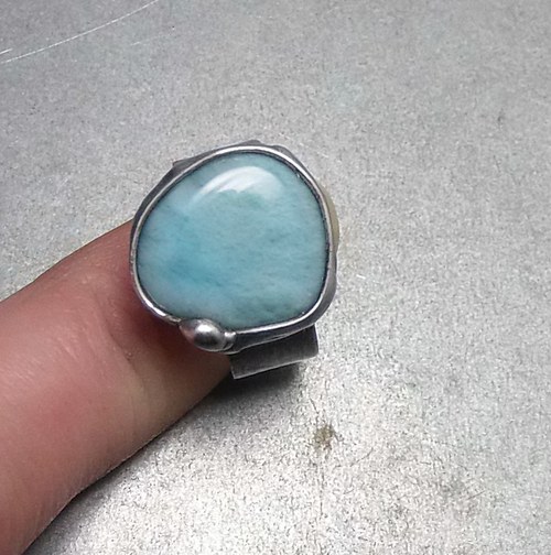 Mořská pěna (larimar) — foto 6