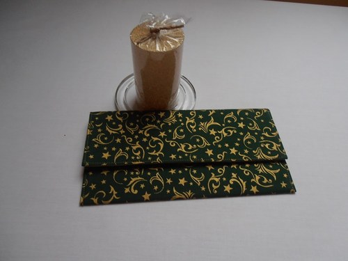 Dárková obálka - vánoční zelená — foto 2